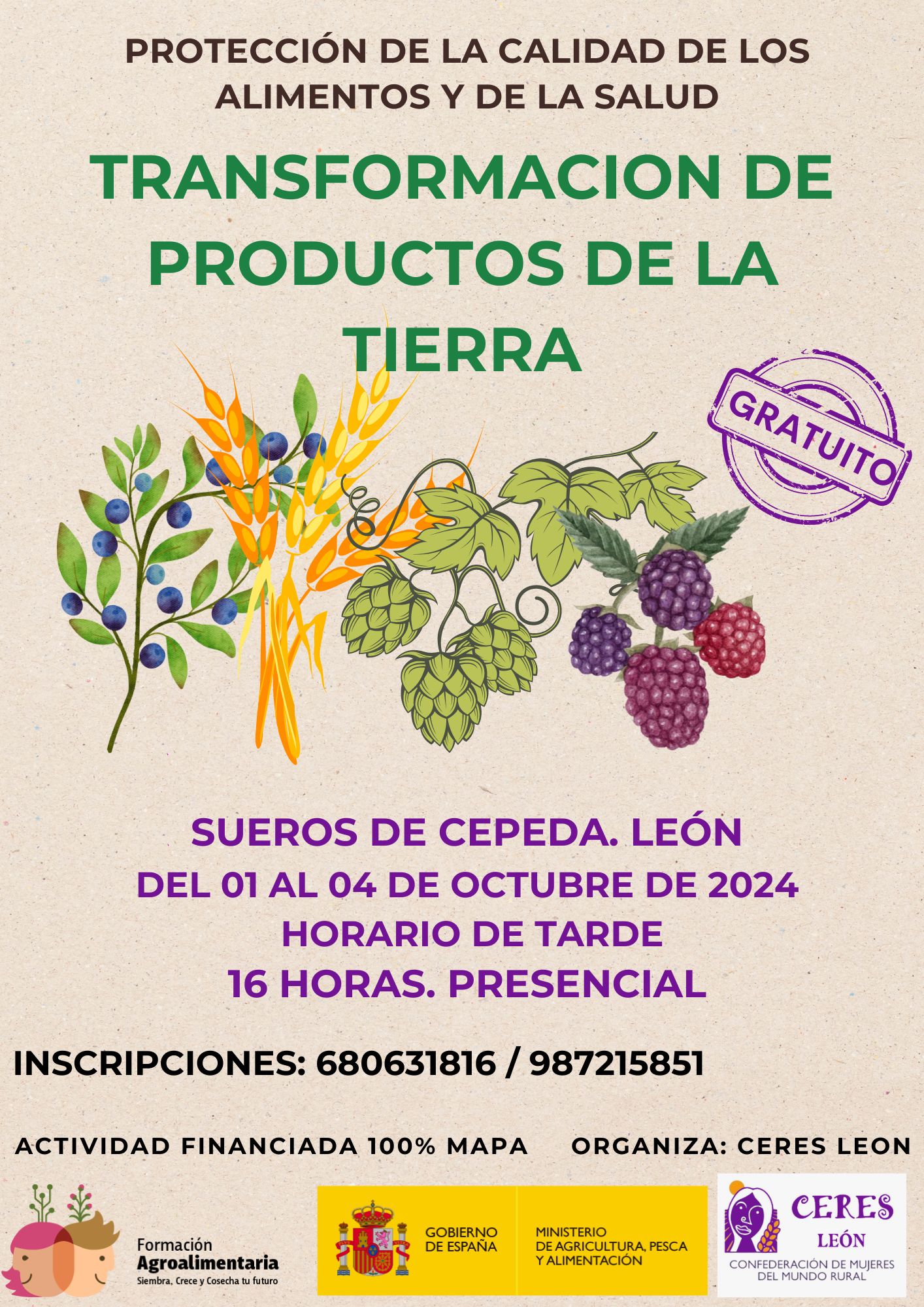 CARTEL SUEROS MAPA 2024